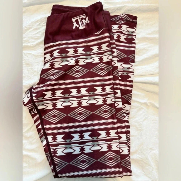 Texas A&M Aggies Workout Leggings - Picture 1 of 6